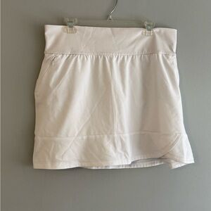 adidas White Athletic Skort